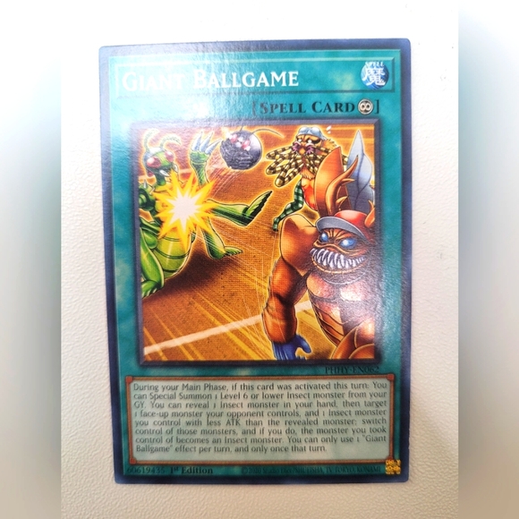 Classic Photon Hypernova Giant Ballgame PHHY-EN062 Yu-gi-oh Spell Card - Picture 1 of 2